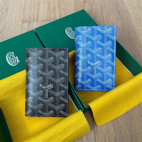 goyard card holder retail price|goyard men's wallet price.